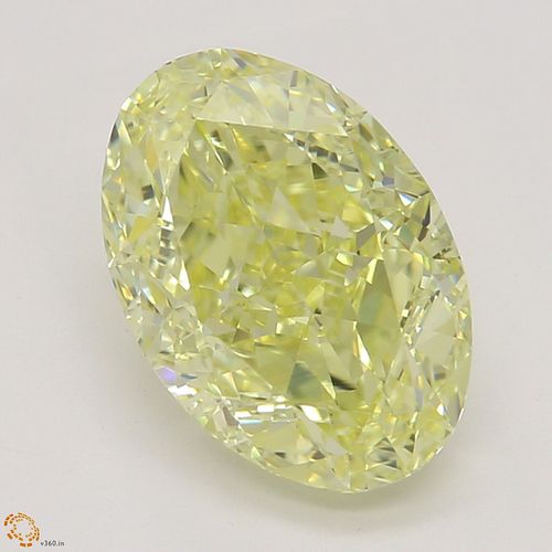 2.08 ct, Natural Fancy Yellow Even Color, IF, Oval cut Diamond (GIA Graded), Appraised Value: $34,300 