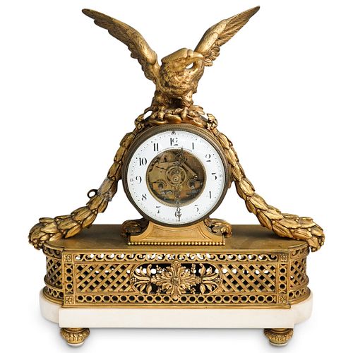 John Wanamaker American Bronze Mantle Clock