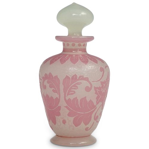 Steuben Perfume bottle in the "Chinese pattern"