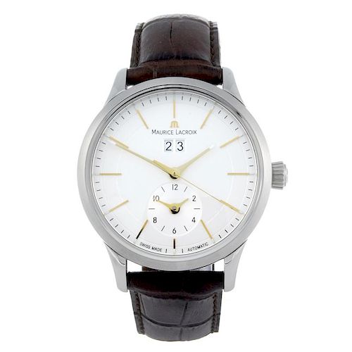 MAURICE LACROIX - a gentleman's Les Classiques wrist watch. Stainless steel case. Reference LC6088,