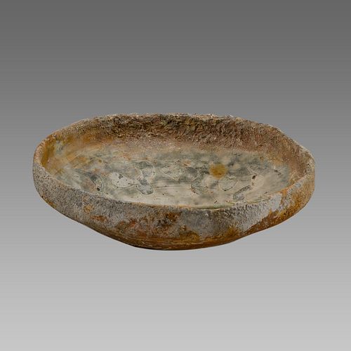 Byzantine Glazed Pottery Bowl Sea Salvage c.8th cent AD.