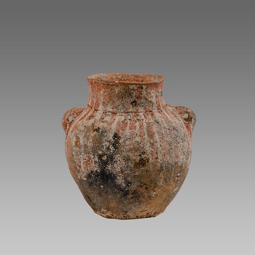 Iron Age Terracotta Jar c.1400 BC.