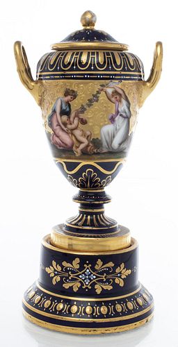 Royal Vienna Porcelain Urn, Mythological Scene