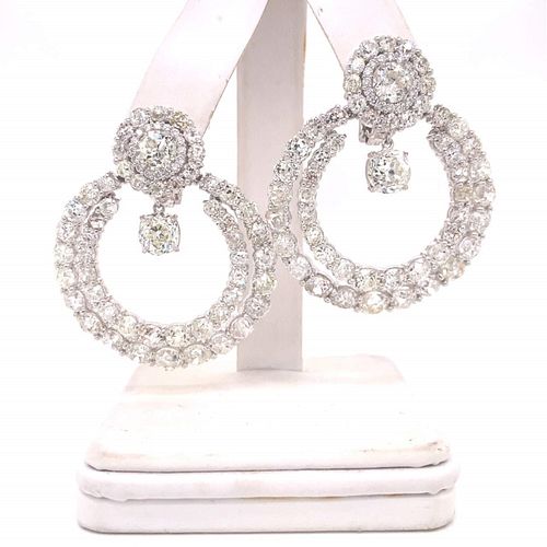 37.46 Ct. Sophia D Diamond Earrings