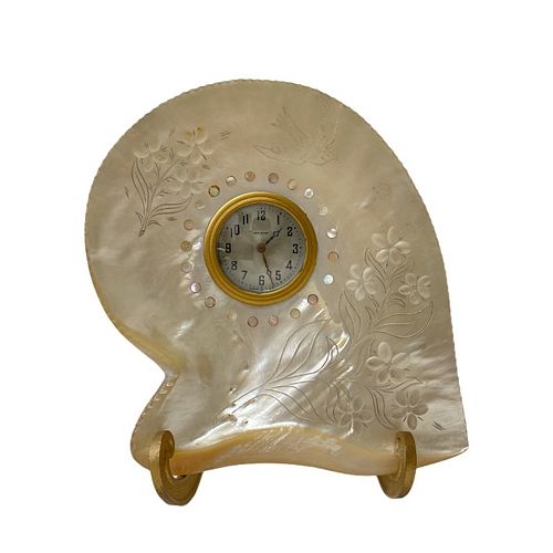 Mother of Pearl Shell Clock