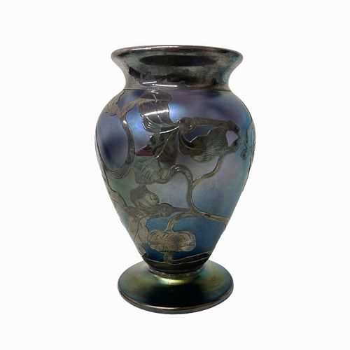 Iridescent Art Glass Vandermark Vase
