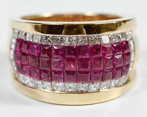 14kt. Ruby and Diamond Ring 