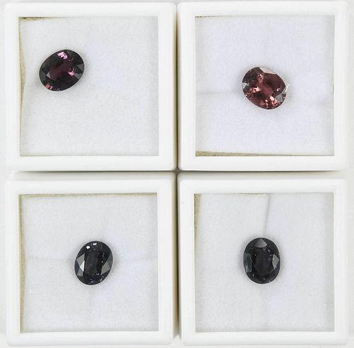 Four Loose Spinel Gemstones