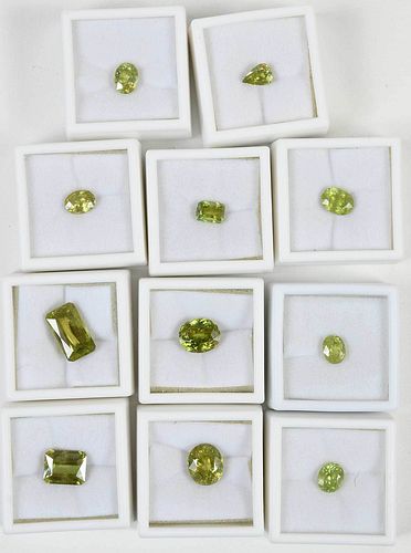 11 Loose Sphene Gemstones