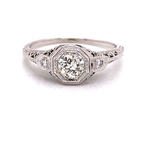 14k 1920’s Diamond Engagement Ring