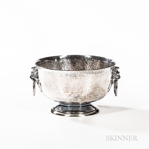 George V Hammered Sterling Silver Bowl