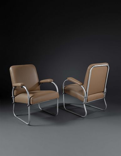 Warren McArthur
(American, 1885-1961)
Pair of Lounge Chairs