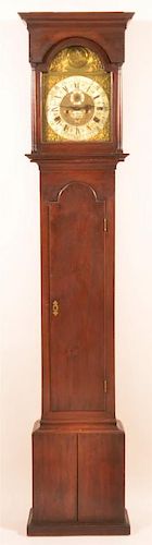 Isaac Pearson Chippendale Tall Case Clock.