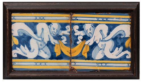 Set of tiles; Toledo; XVII century.
Ceramic