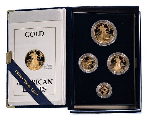 1990 American Eagle Gold Bullion Proof Set