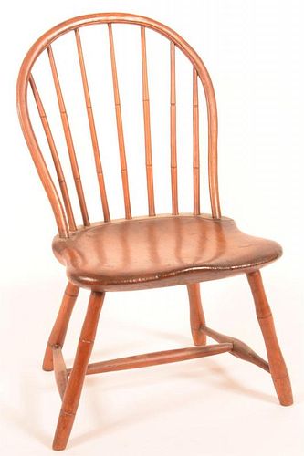 PA Child's Windsor Bow Back Side Chair.