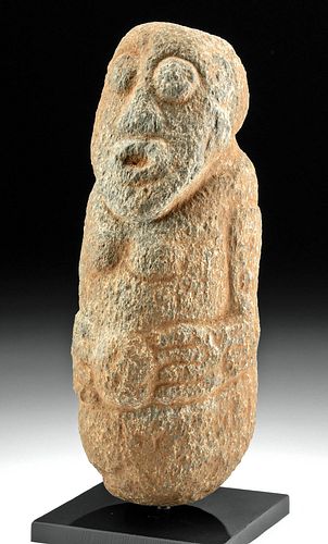 16th C. Nigerian Ejagham Sandstone Female Figure