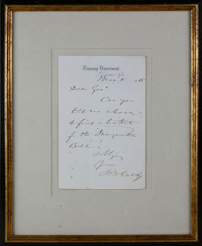1865 Abraham Lincoln Inauguration Letter