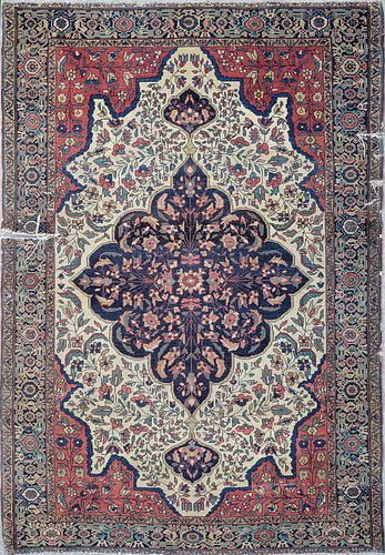 Antique Ferhan Sarouk Oriental Carpet, late 19th Century