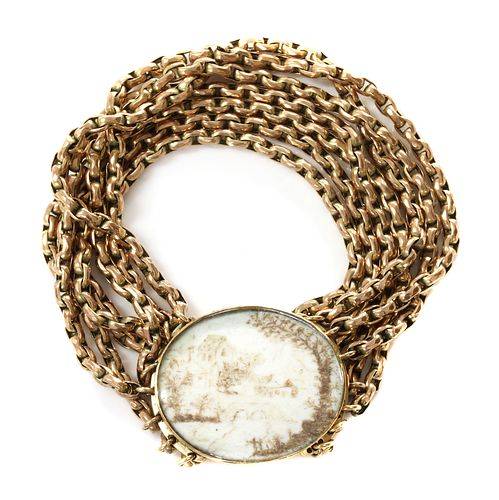 A Georgian bracelet,