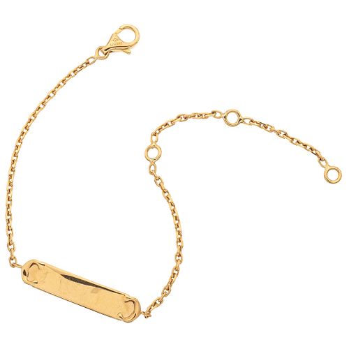 BRACELET IN 18K YELLOW GOLD, CARTIER, CHAINES COLLECTION Weight: 4.0 g