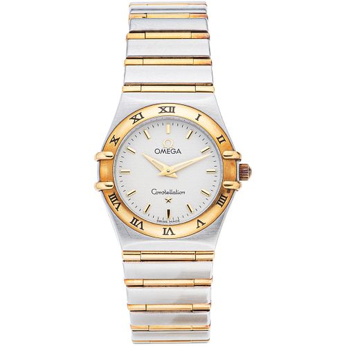 OMEGA CONSTELLATION LADY WATCH IN STEEL AND 18K YELLOW GOLD Movement: quartz