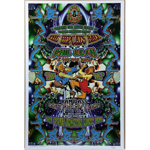 (3) Dennis Loren & Howard Krouk-Phil Lesh & The Hep Kats/The Great American Music Hall posters
