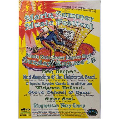 (9) A Group of Shoreline and other Summer Concert Posters