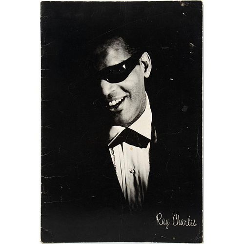 Ray Charles Light out of Darkness Original Concert Program