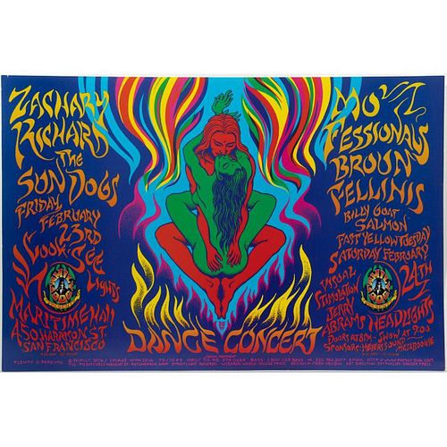 Zachary Richards. The Sun Dogs Dance Concert Poster