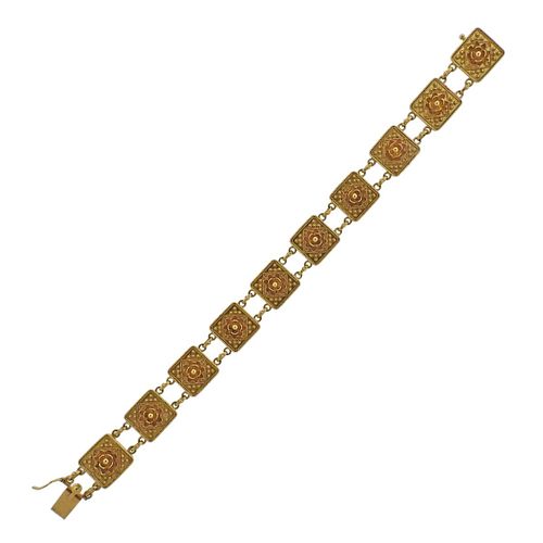 Castellani 15k Gold Bracelet