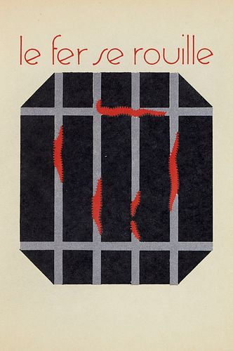 Doucet, Jerome Les Choses meurent. Mit 13 Pochoir-Kompositionen von Léon Raffin, teils mit händischen Silberhöhungen. Paris, À la Librairie de Lucien 