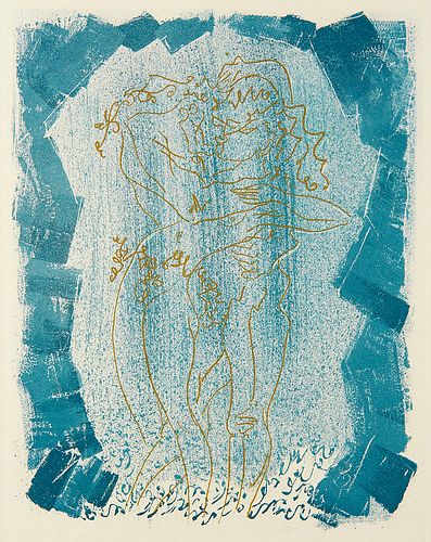 Maurois, André Les Érophages. Mit 3 Reliefs auf dem Umschlag und 16 (Aquatinta-)Radierungen von André Masson. Les Éditions la Passerelle, Paris, 1960.
