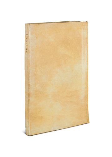 Goethe, Johann Wolfgang von Die Leiden des jungen Werther. Druck in Schwarz und Rot. Hammersmith, Doves Press, 1911. 7 w. Bll., 187 S., 5 w. Bll. Gr.-