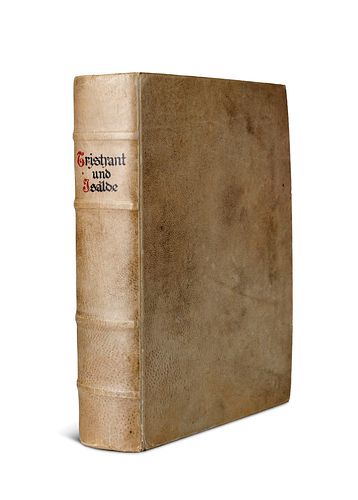   Die Histori von Herren Tristant und der schönen Isalden von Irrlande. Mit 60 Holzschnitten nach der Ausgabe von 1484. München, H. v. Weber, 1909. 38