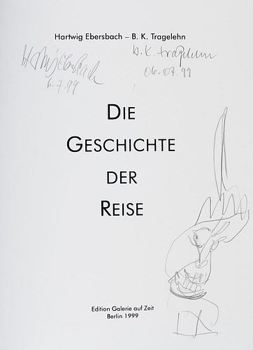   Sammlung von 3 Künstlerbüchern. (Berlin), Edition Galerie auf Zeit, 1998-2003. Mit OGraphiken u. O(Photo-) Collage. Folios. Je illustriert. 1 OLwd. 