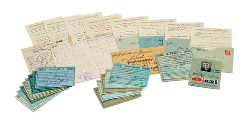   Sammlung von Briefen und Mitgliedskarten aus dem Nachlass des Realitätenbesitzers, Jägers und Sägearbeiters Josef Buchwieser aus Riedelsbach (und Mü