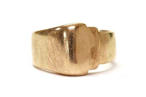 A gold ring,