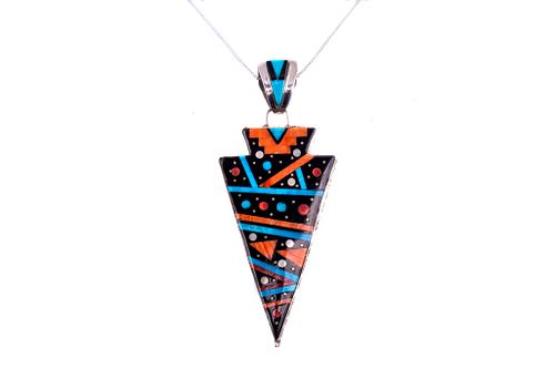 Navajo Double Sided Celestial Multi-Stone Necklace