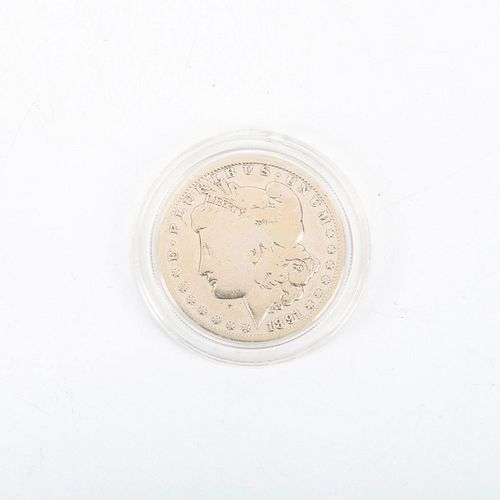 1891 "O" Morgan Dollar Silver Coin