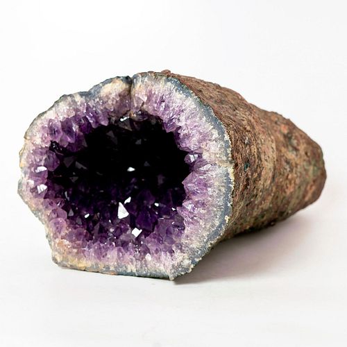 17.5 LB Natural Amethyst Quartz Crystal, Cone-shaped Geode