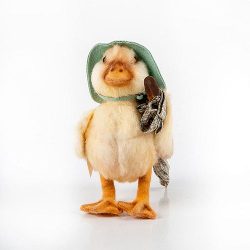 R John Wright Collectible Duckling Doll, Puddles