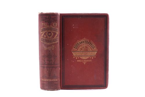 1879 1st Ed Life & Travels of Gen Grant by Headley