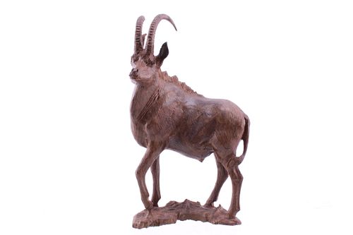 South African Hand Carved Leadwood Sable Buck