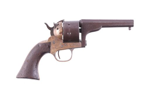 Civil War Moore's Patent Engraved Belt Revolver