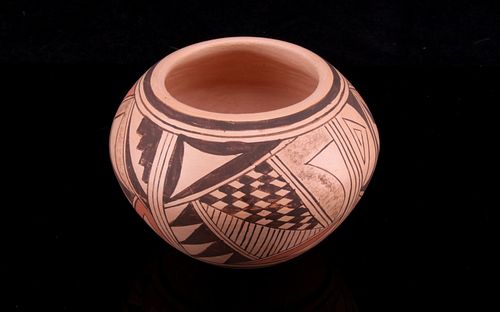Hopi Acoma Polychrome Pottery Rosalie Kaye Vessel