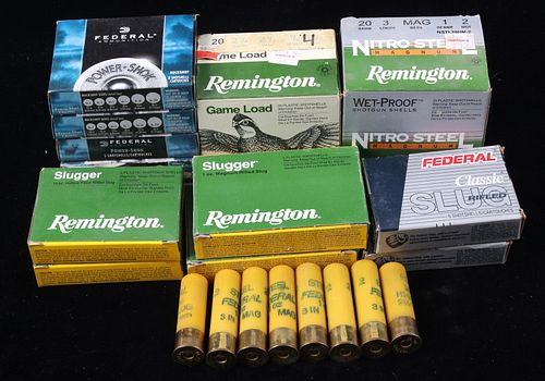 Collection of 20 Gauge Remington & Federal Ammo