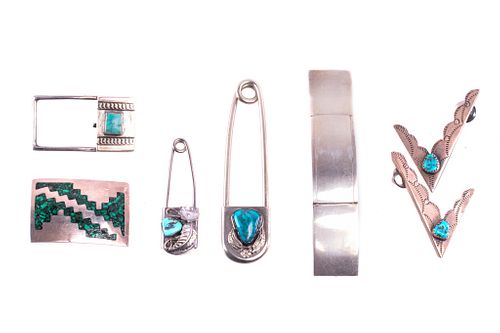 Navajo & Taxco Silver Turquoise Accessories