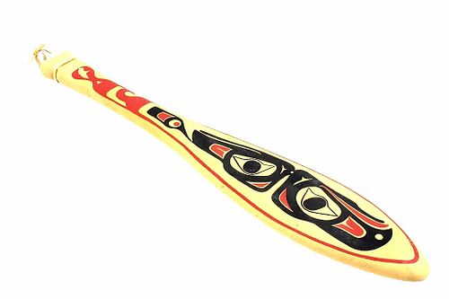 Pacific Northwest Indians Hand Carved Love Paddle