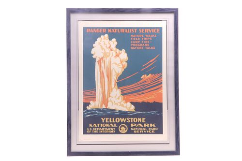 Yellowstone National Park Ranger Poster 1995